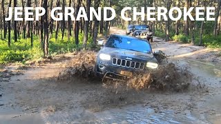 OFF ROAD  JEEP GRAND CHEROKEE  testing a very capable 4x4 SUV on some Muddy Trails [upl. by Daly705]