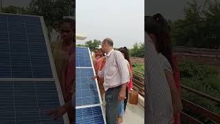 1kw solar panel installation practical [upl. by Hugibert513]