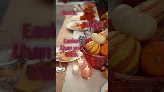 Transform your Thanksgiving table into THIS… [upl. by Adnohsed]