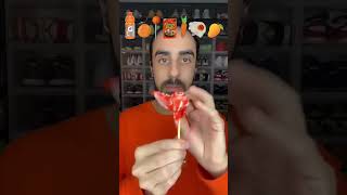 Food ASMR Eating a Gatorade bottle and all orange snacks 🍊 [upl. by Roch]