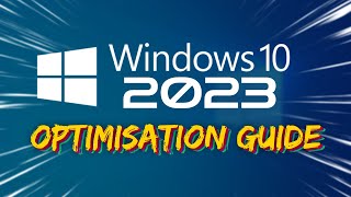 How to Optimize Windows 10 For GAMING and STREAMING 2023 ULTIMATE Guide [upl. by Christabella]