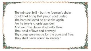 John McDermott  The Minstrel Boy Lyrics [upl. by Gona187]