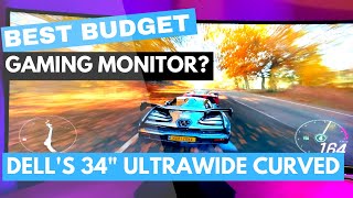 BEST BUGDET GAMING MONITOR DELL S3422DWG REVIEW [upl. by Yreved]