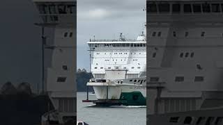 DoverCalais ferry arrives in Welsh port 🤣 shorts short viral [upl. by Ilana]