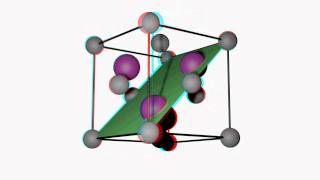 crystal zincblende  3D  anaglyphe [upl. by Nirok854]