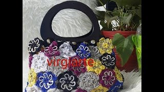 quotDIYquot 2 Parte Tutorial Bolso Flores con Anillas de SODAVicky POP Tab Purse [upl. by Vinnie274]