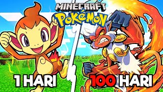 100 Hari di Minecraft Tapi Pokemon 😱 Survival Pixelmon ft Waduh SMP [upl. by Moor819]