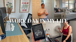 WORK DAY IN MY LIFE 💻  typical amp mundane work from home vlog [upl. by Ocirled]