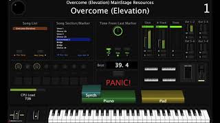 Overcome Elevation Worship MainStage Keys Tutorial [upl. by Paviour]