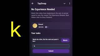 No Experience Needed Tapswap Code  No Experience Needed Best Online Jobs for Busy Students [upl. by Jobe]