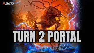 TURN 2 PORTAL IN STANDARD 😲  MTG Arena Standard Bant Reanimator [upl. by Odlopoel657]