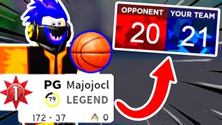 Can I beat JUICY JOHN in Hoopz Hoopz Roblox Basketball [upl. by Aniles]