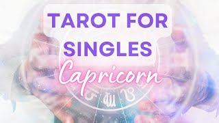 CAPRICORN SINGLES TAROT ♑️ SOMEONE IS COMING [upl. by Anihta]