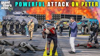 GTA 5  FINALLY MICHAELS POWERFUL ATTACK ON PETER  BB GAMING [upl. by Adon]