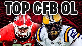 The BEST Offensive Linemen In College Football  Will Campbell Tyler Booker and more [upl. by Ahsinid]