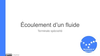 Ecoulement dun fluide [upl. by Welcher]