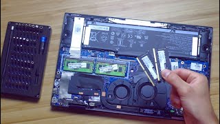 Upgrading RAM on HP Envy x360 Convertible [upl. by Akinom]