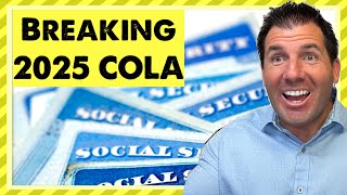 BREAKING OFFICIAL 2025 Social Security COLA RELEASED [upl. by Iturk]