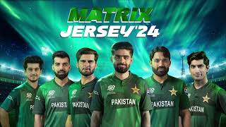 Presenting Pakistans 𝐌𝐚𝐭𝐫𝐢𝐱 𝐉𝐞𝐫𝐬𝐞𝐲𝟐𝟒  ICC Mens T20 World Cup 2024 [upl. by Semele]