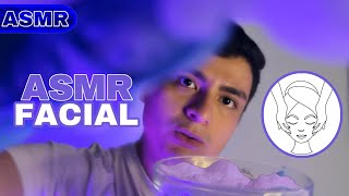 ASMR MASAJE FACIAL💆💤 Muy relajante [upl. by Zinn]