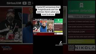 Carrier411 announces that FreightGuards can’t be deleted freightguard trucking [upl. by Naitsirhc]