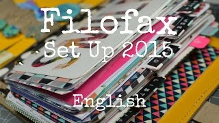 Filofax Planner Set up 2015 English [upl. by Vasyuta]