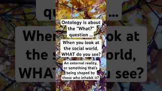 Ontology amp epistemology beginners  a simple explanation for PhD students researchmethods phdlife [upl. by Zoi49]