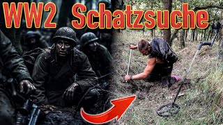 Wald Schatzsuche im WW2 Schützengraben mit Metalldetektor 👨‍🦯 Suche nach verborgenen Relikten [upl. by Nosa]