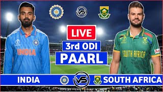 India v South Africa 3rd ODI Live Scores  IND v SA 3rd ODI Live Scores amp Commentary  India Innings [upl. by Jock]