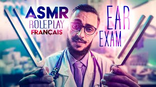 ASMR ROLEPLAY FR 👨🏻‍⚕️Examen amp Nettoyage des OREILLES  Tests DAudition 👂DIAPASONS [upl. by Elisabetta]