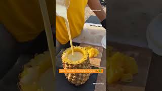 Pineapple shake🍍recipeviralvideotrending ytshortsfoodshorts [upl. by Seugirdor]