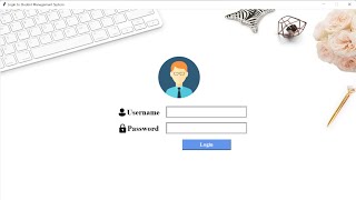 Student Management System in Python with MySQL  Login System Part  1 [upl. by Adnoluy]