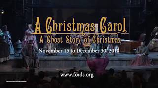 Ford’s Theatre  “A Christmas Carol” Trailer 2018 [upl. by Portland]