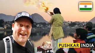 THIS Is Why Pushkar India Is SO INCREDIBLE 🇮🇳 Sacred Pushkar Lake Hindu Ceremony [upl. by Oralla925]