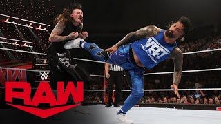 “Dirty” Dominik Mysterio’s night from bad to worse against Jey Uso Raw highlights July 15 2024 [upl. by Ailecara]