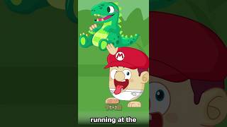 Baby Mario Takes Dino funnycartoon memeanimation babymario georgepig [upl. by Swenson]