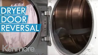 How to Reverse Dryer Door Kenmore Dryer Door Switch [upl. by Metabel]