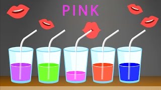 DibusYmas Learn Colors for Children With drinks Colored Videos for Kids Toddlers amp Babies [upl. by Marcille110]