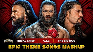 Roman Reigns EPIC Theme Songs Mashup Wwe MusicalMania [upl. by Ahsinar]