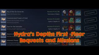 Hydras Depths 1F Missions and Requests up to 2F [upl. by Monk]