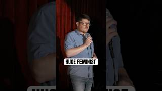 Huge Feminist 🤝 standup comedy standupcomedy jokes funny feminist shorts [upl. by Nibram286]