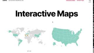 Creating a Free Interactive Map on WordPress with Interactive Geo Maps Plugin [upl. by Emiaj192]