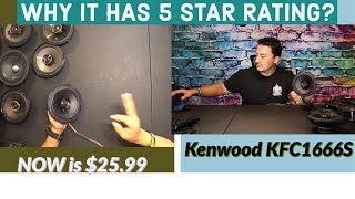 Kenwood KFC1666S 6 12quot Speaker Review Affordable HighQuality Sound For Your Car  LIFE IN SPEED [upl. by Neerhtak]