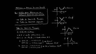 Extremos de uma Função  Parte 4 Identificação de Máximos e Mínimos [upl. by Kcirdez566]