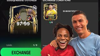 ALL UTOTS PACKS🥳 trying to pack MESSI amp CR7 in fc mobile fifamobile [upl. by Boyt]