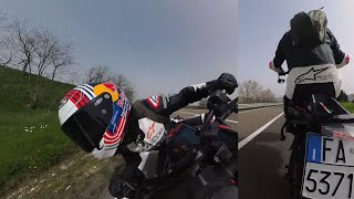 Laurenzana SS92  il paradiso dei motociclisti  strade da moto  Basilicata  insta 360 X3 [upl. by Cloutman172]