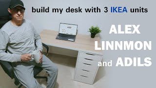 ALEX LINNMON and ADILS to build my desk from IKEA  assembly instructions [upl. by Lechner]