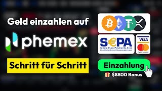 Geld einzahlen auf Phemex ✅ Einzahlung Anleitung Euro amp Krypto [upl. by Saeger]