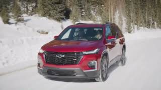 2022 Chevrolet Traverse RS Winter driving [upl. by Radbun]