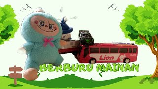 BERBURU MAINAN DAPAT LABUBU BUS LION DAN BANYAK LAGI MAINAN BAGUS [upl. by Ellehcirt]